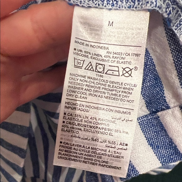 Blue and White Striped Old Navy Dress - Picture 3 of 6